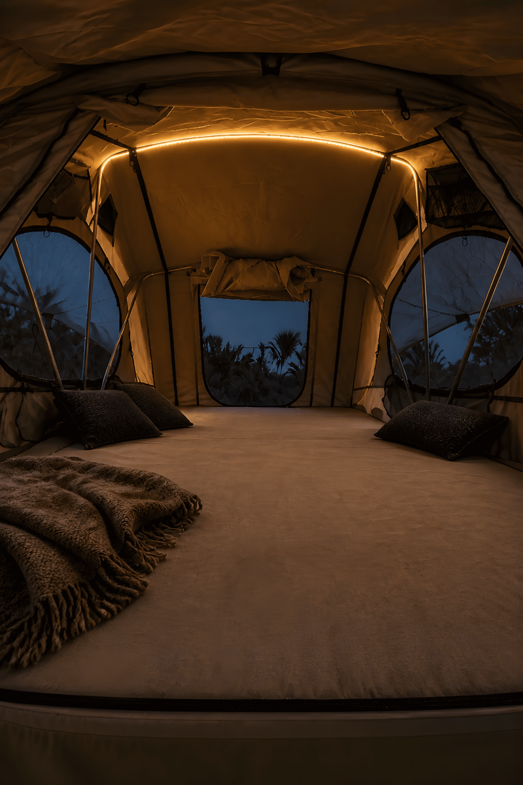 Un espace nuit confortable pour dormir au plus près de la nature Un espace nuit confortable pour dormir au plus près de la nature