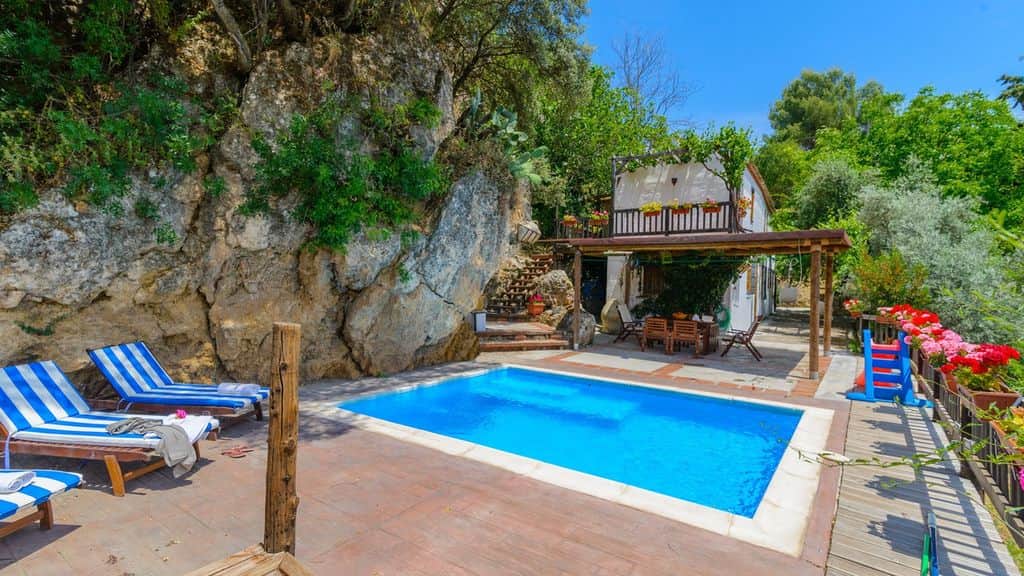 Vista desde el área de la piscina