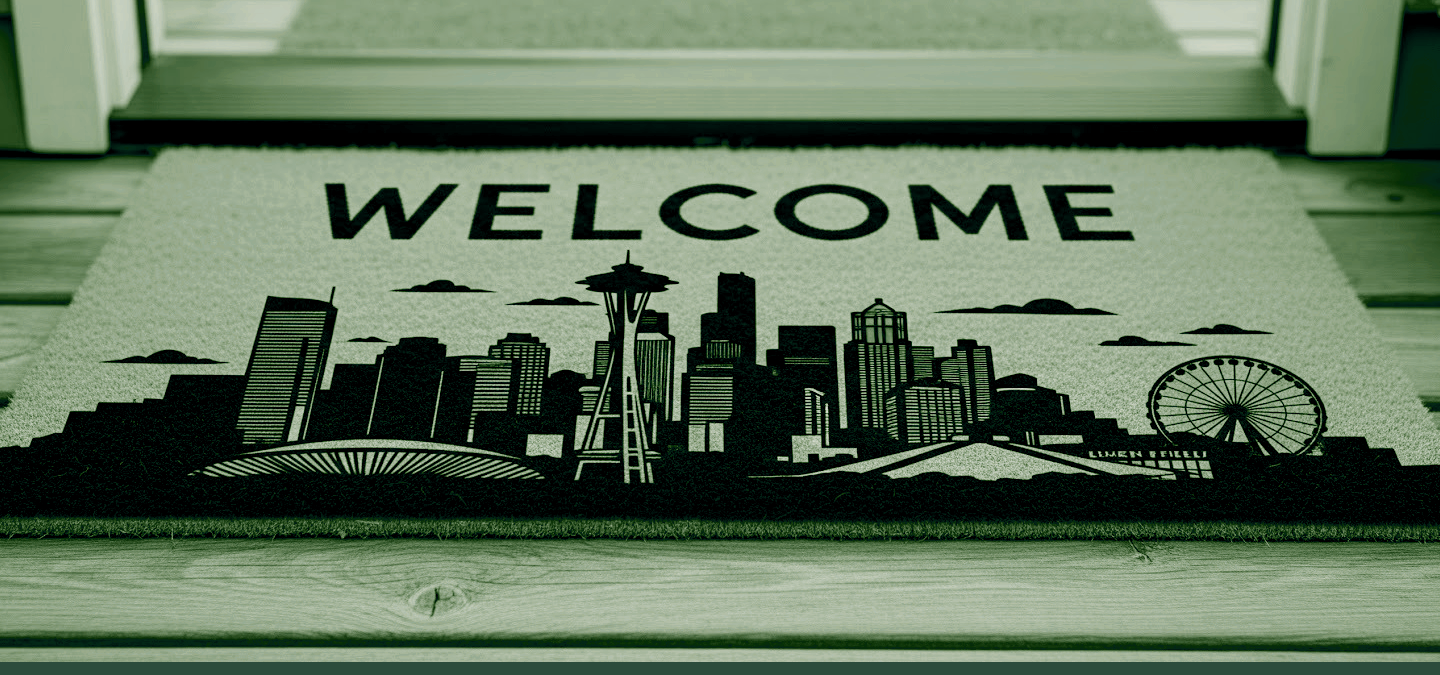 Welcome Mat Seattle Skyline