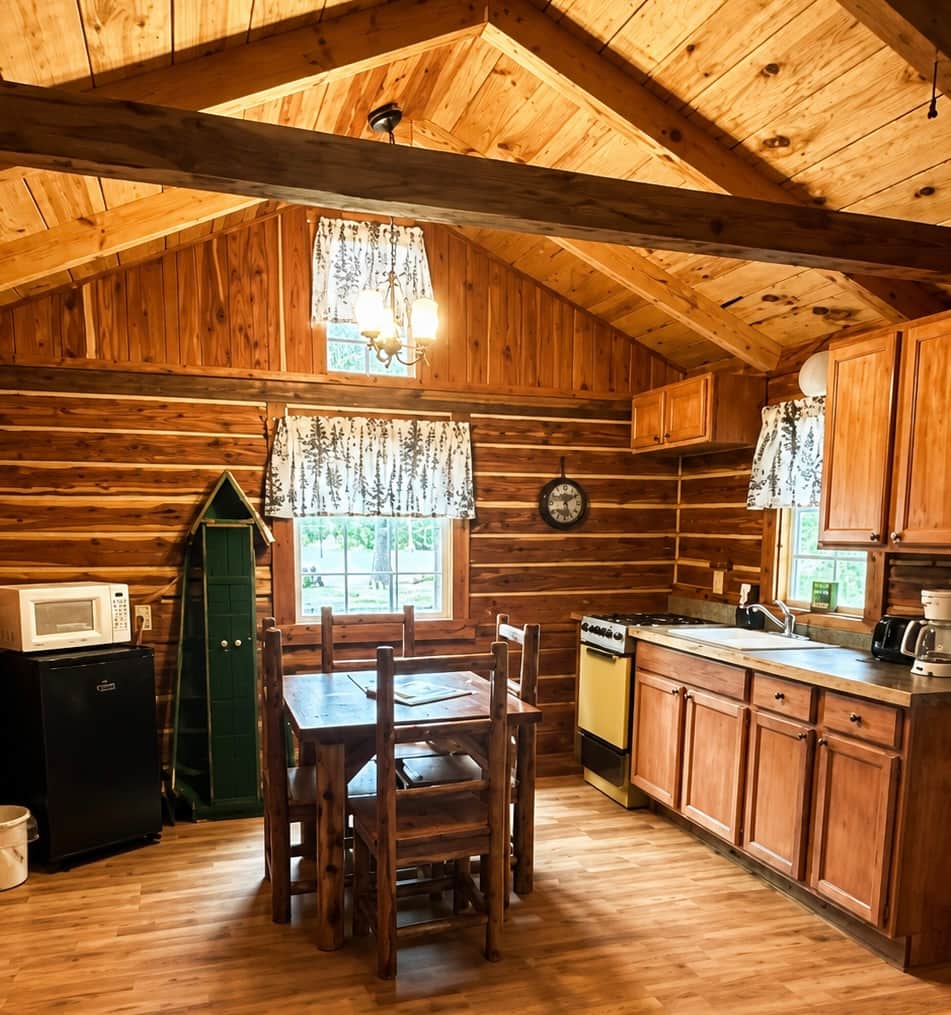 Interior of Evergreen Cottage