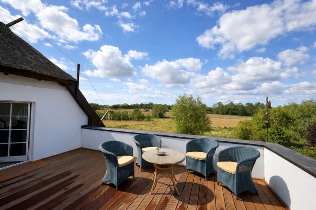 Roof terrace with a stunning view