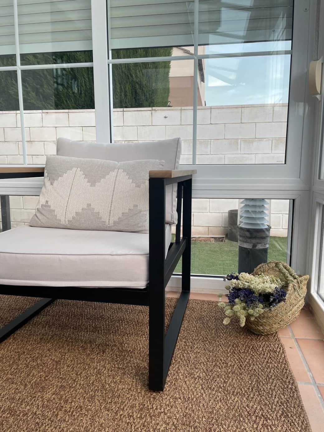 Terraza trasera (vista invierno)