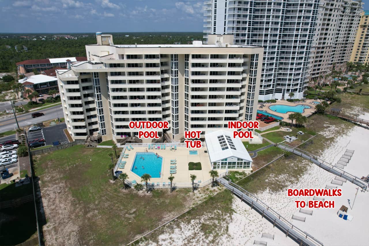 Perdido Sun Resort View From Beach