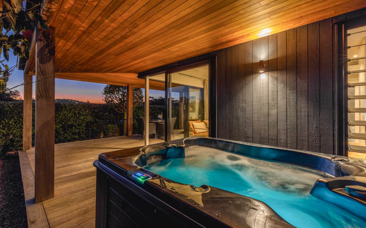 Sunset from the Spa