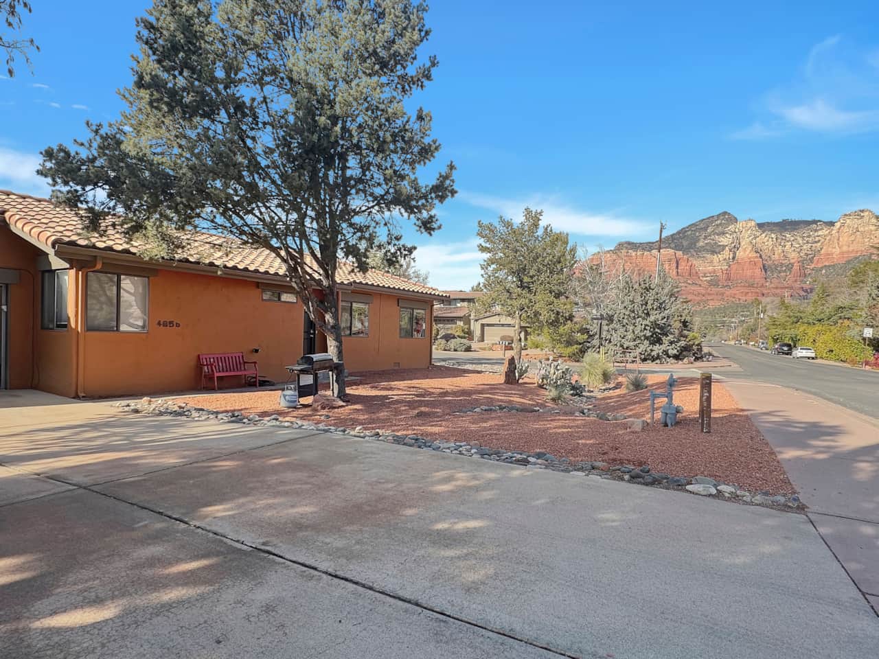 Located in the heart of Uptown Sedona, red rock views all around! 