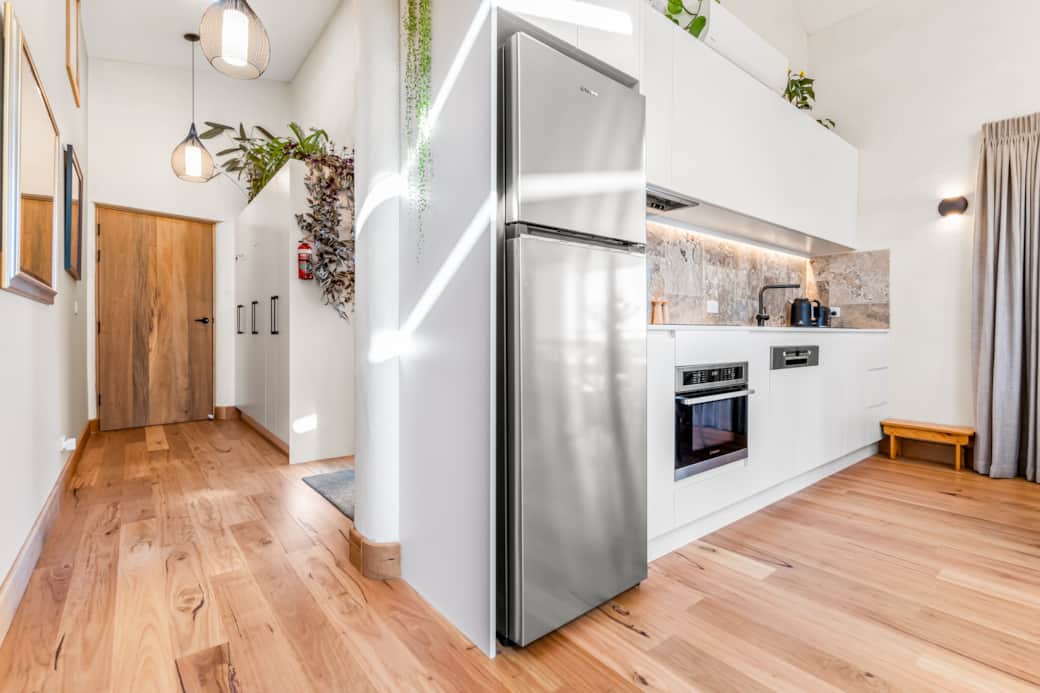 Hall way and kitchenette Hall way and kitchenette