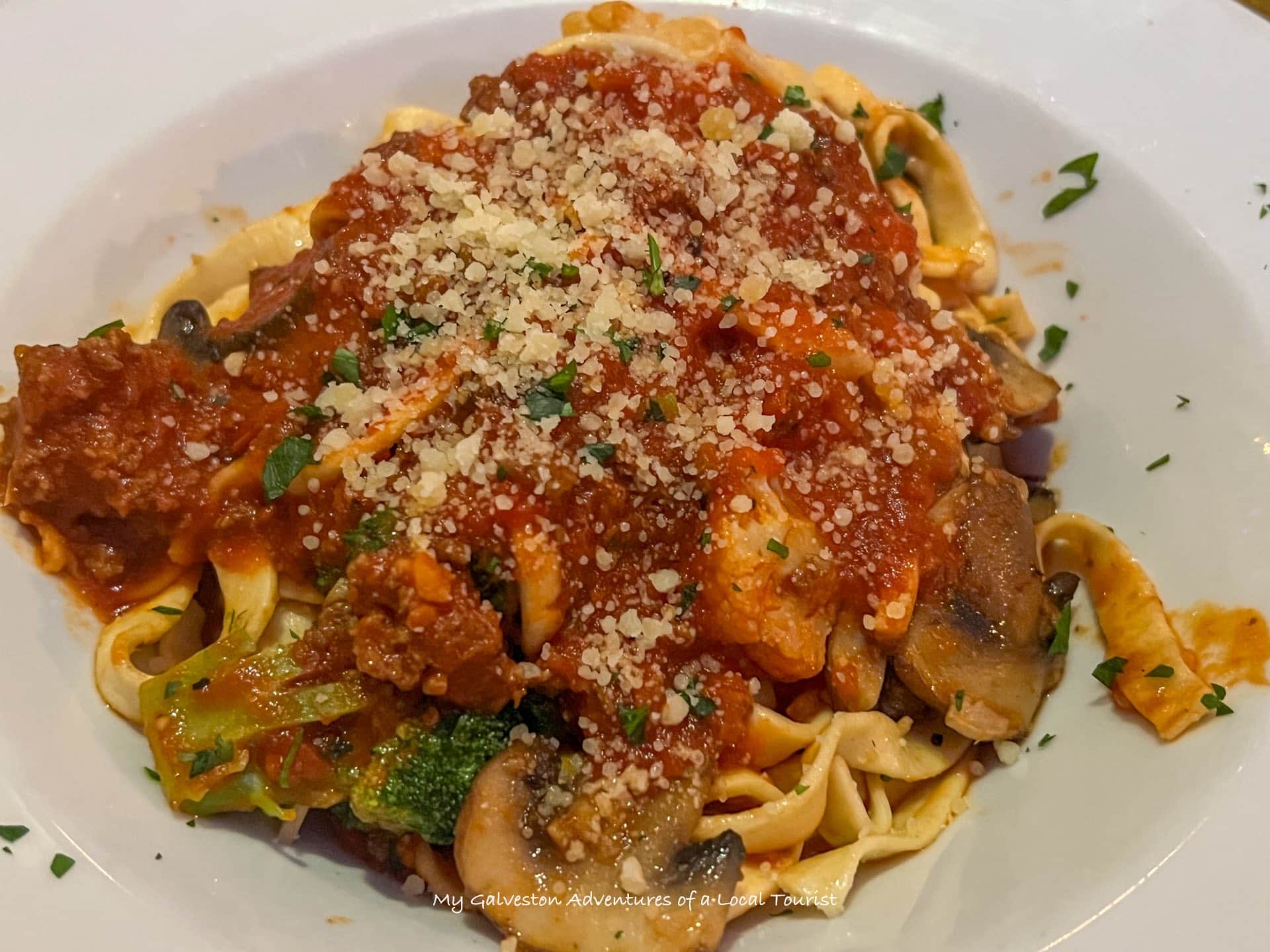Fine dining in downtown Galveston Texas at Riondo's Ristorante