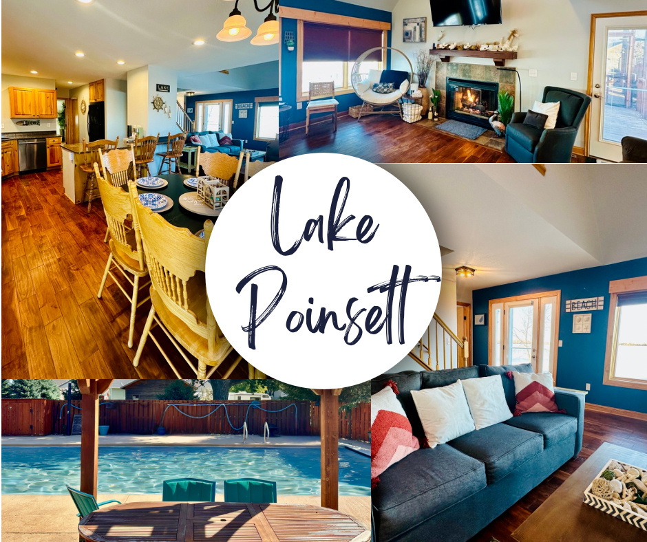 Beautiful lake home on Lake Poinsett, SD featuring a private pool, spacious layout, and unforgettable lakeside views.