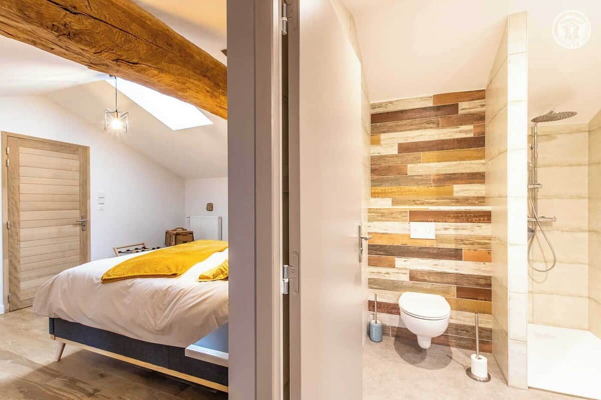 Chambre 1 gite les Sarmentelles Peronne Sud Bourgogne