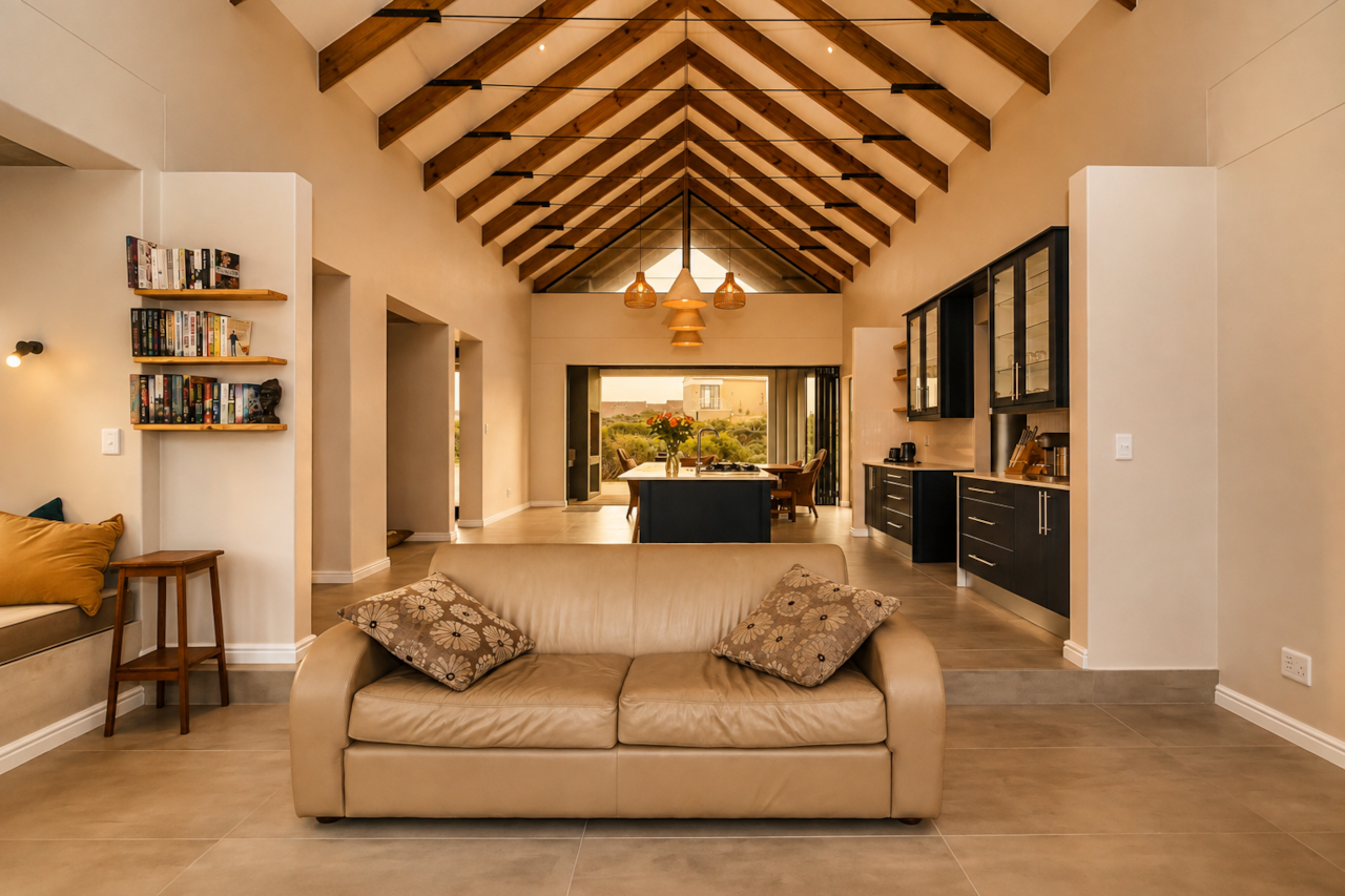 Open plan Living & kitchen area