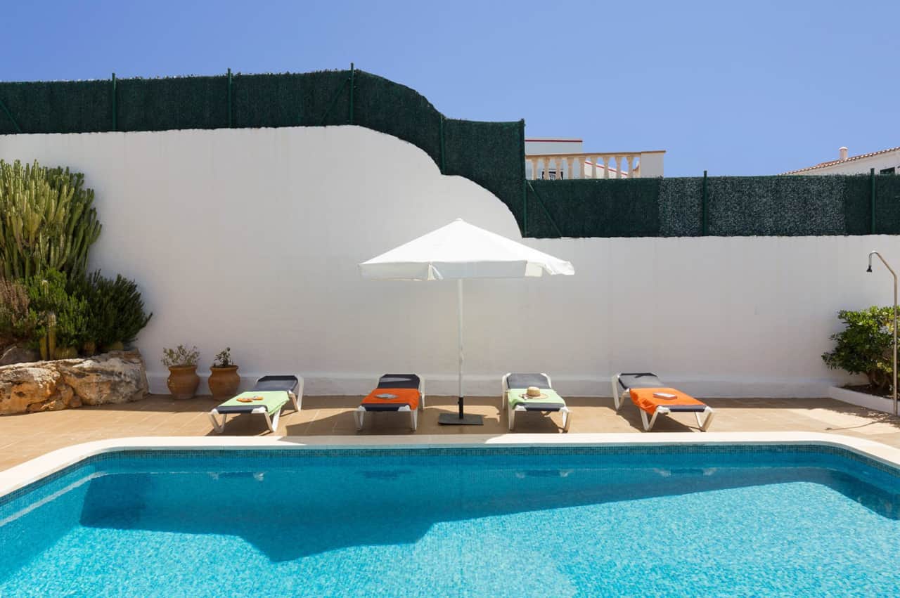 Sunbath or use the parasols
