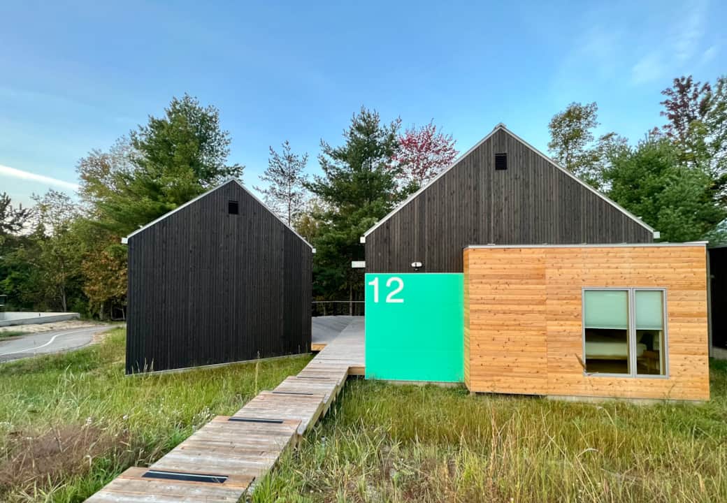 Cabin 12 (both cabins included in three bedroom)