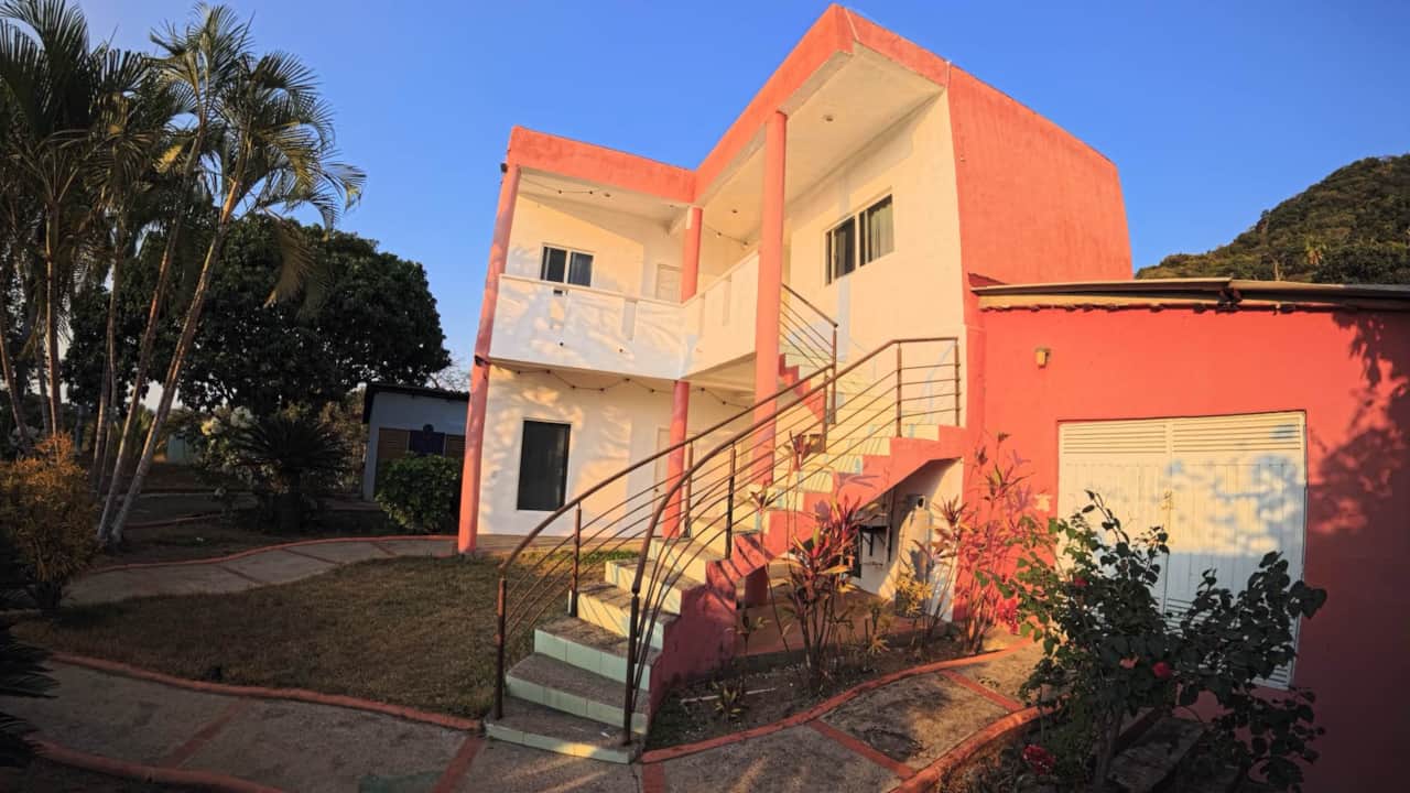 Bedrooms exterior golden hour