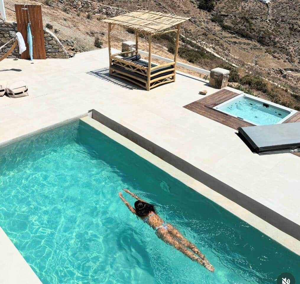 The pool The pool