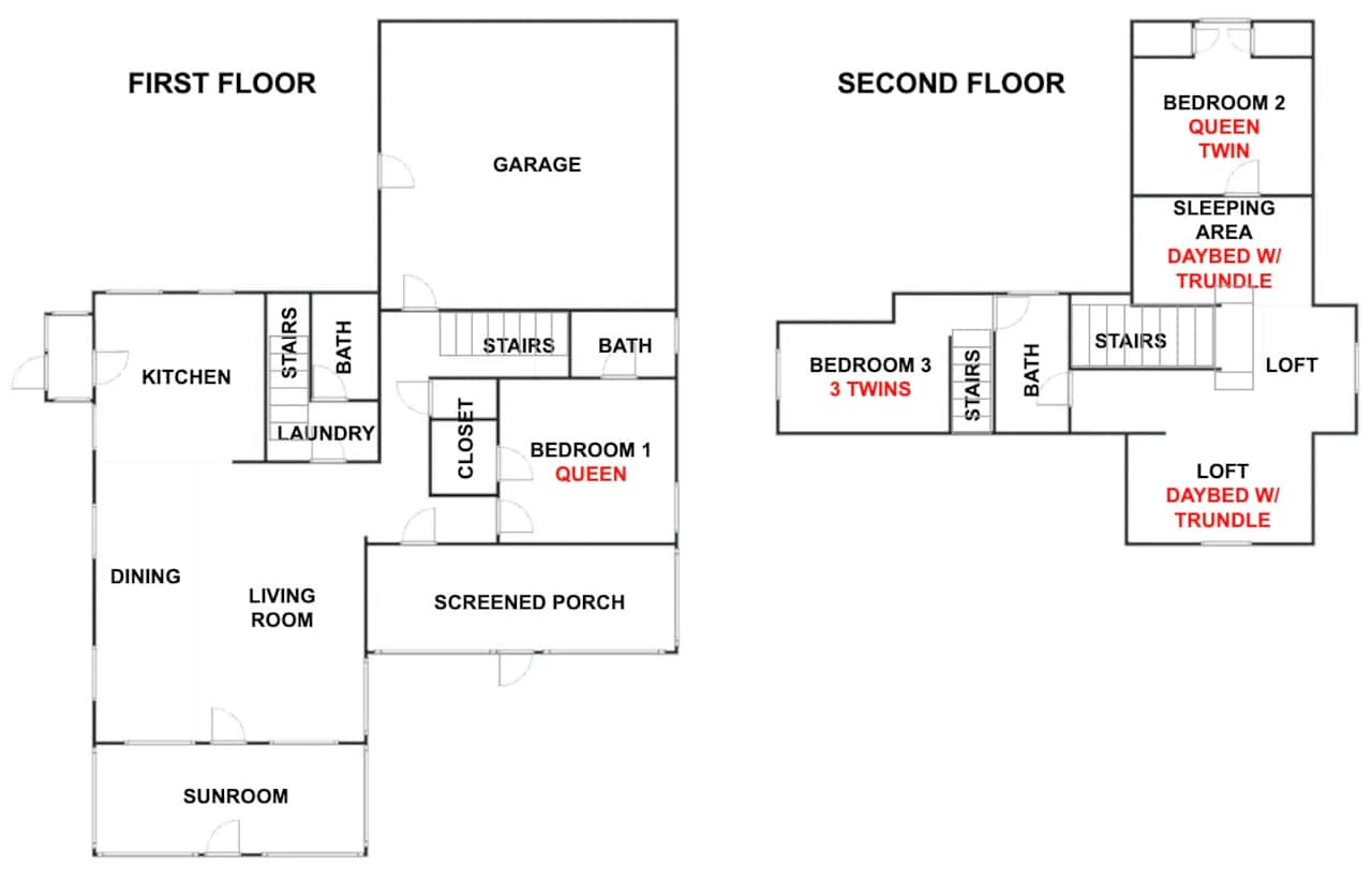 Captain's Quarters - Floor Plan