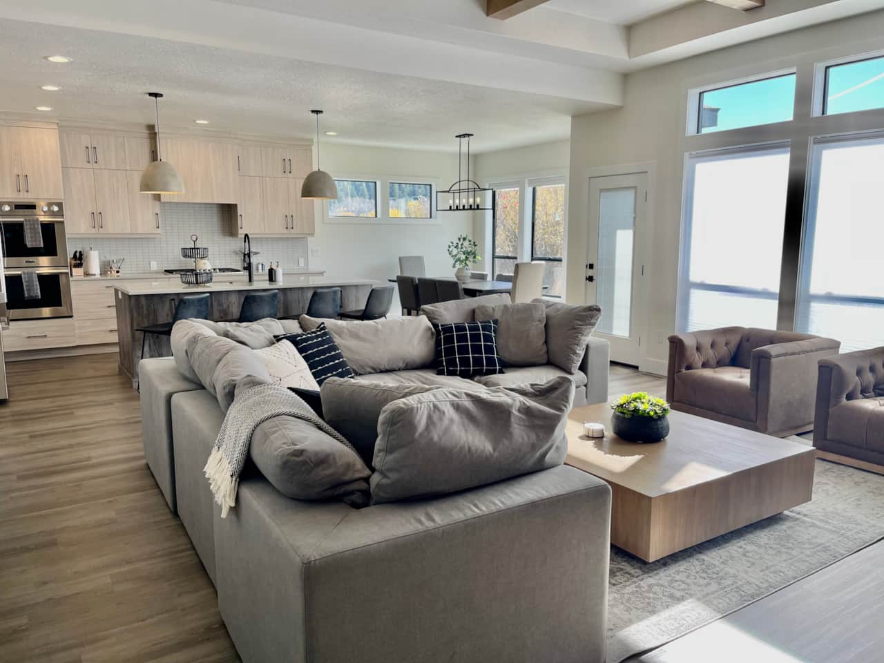 Open Concept Kitchen and Living Room