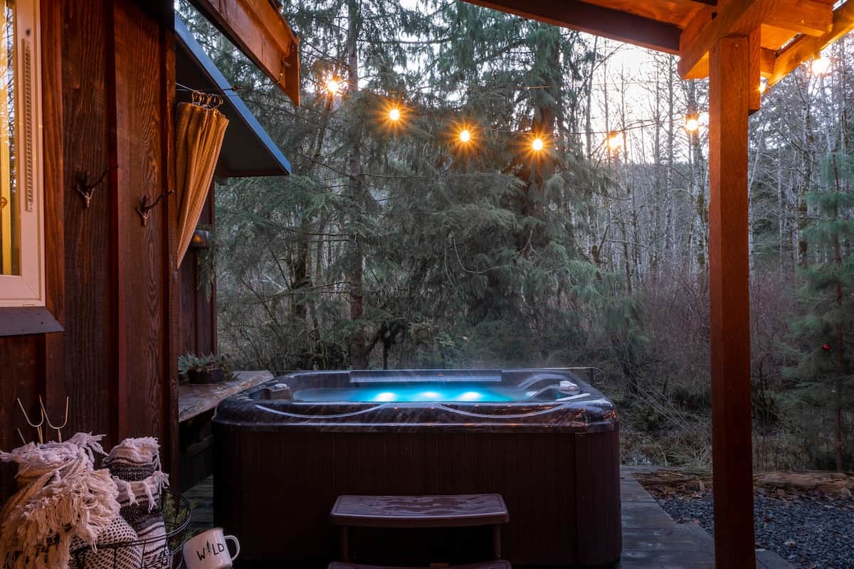 “Sitting in the hot tub after a long day of hiking listening to the river behind the property was nothing short of bliss.”

