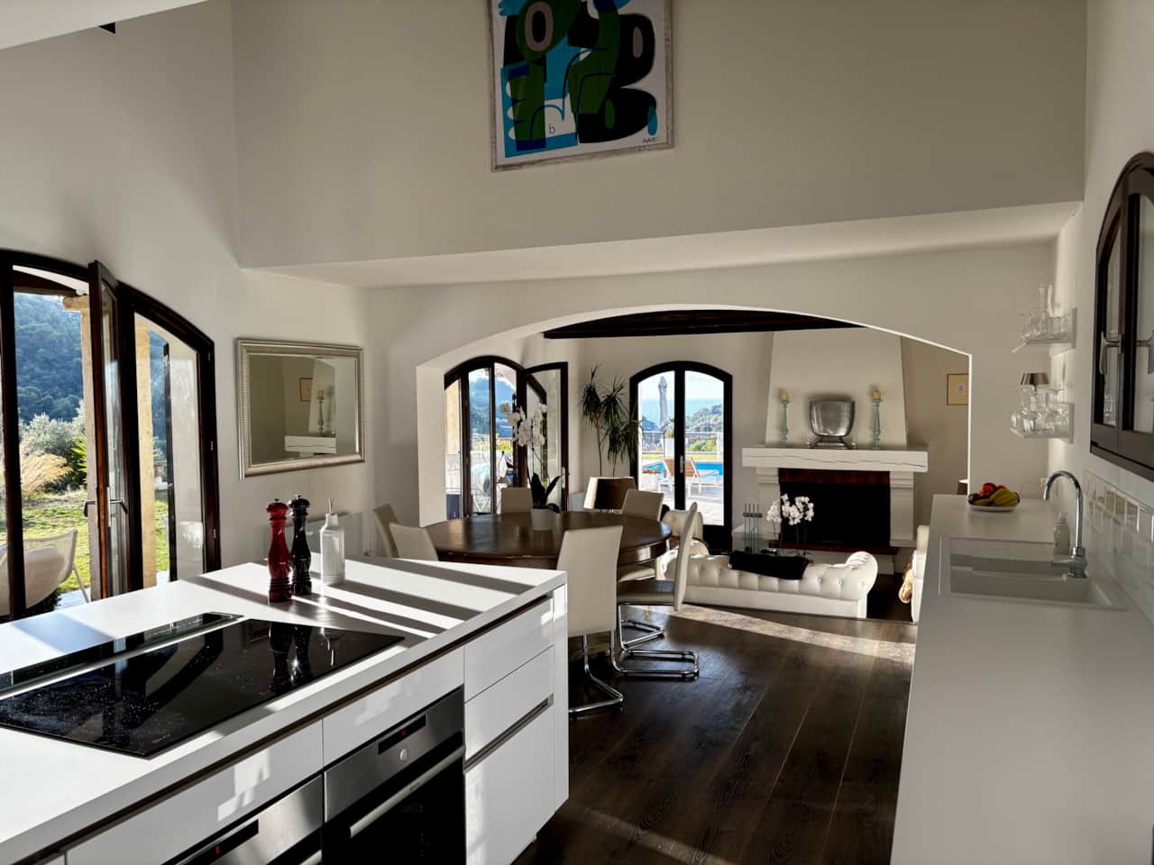 Architect designed open plan family living space