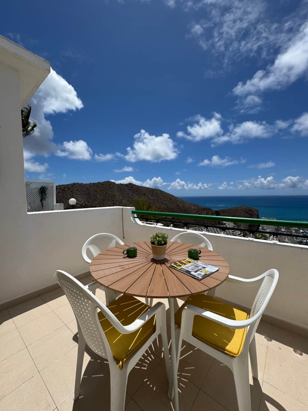 Stunning view from the balcony overlooking the bay in Agua de la Perra, Puerto Rico. Stunning view from the balcony overlooking the bay in Agua de la Perra, Puerto Rico.