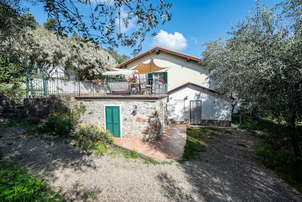 entrance, garden and terrace