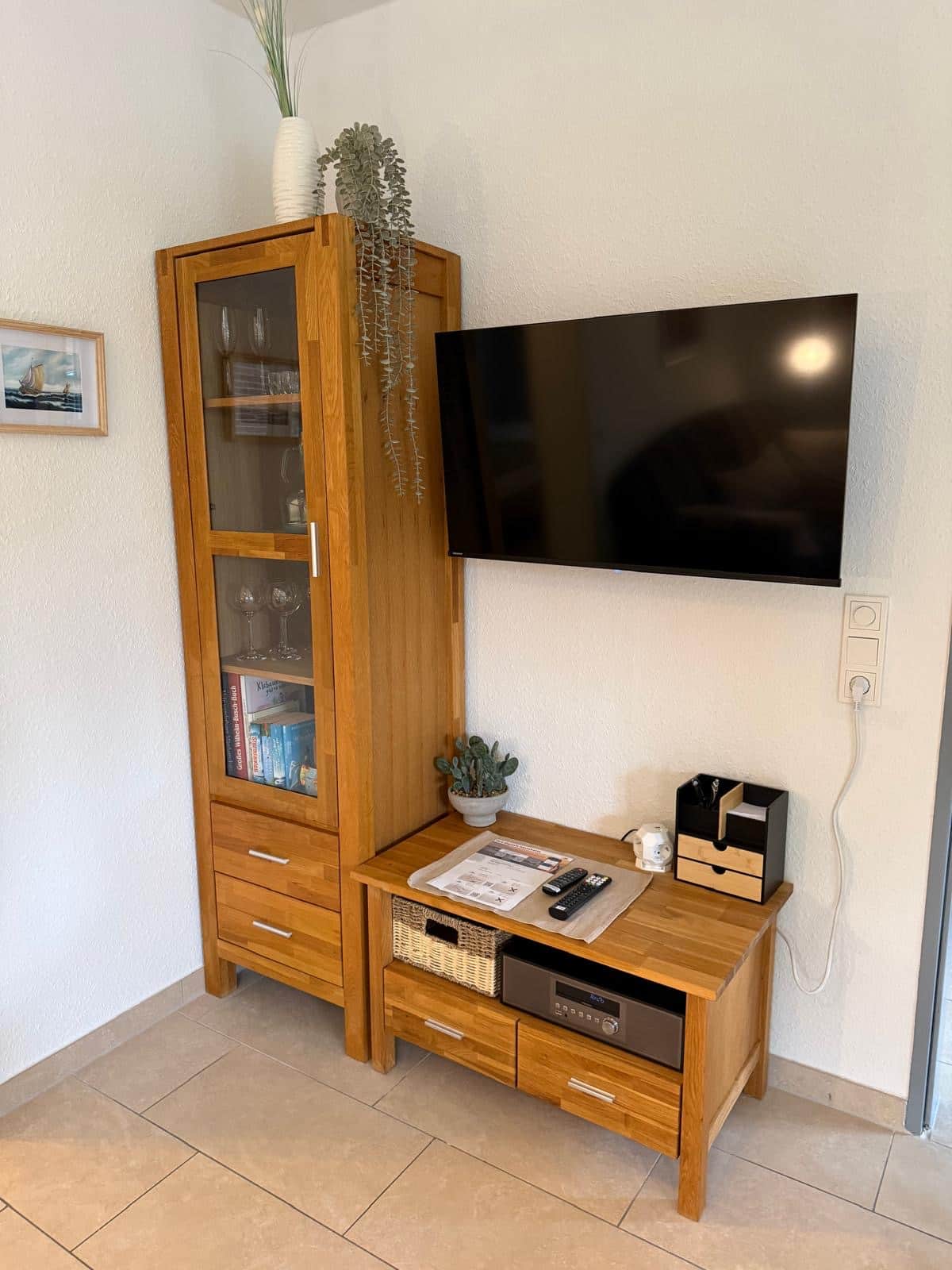 Entertainment im Wohnbereich mit TV