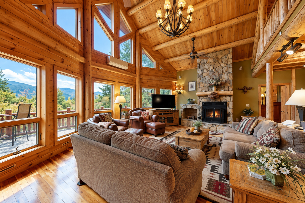 Great room with stunning views