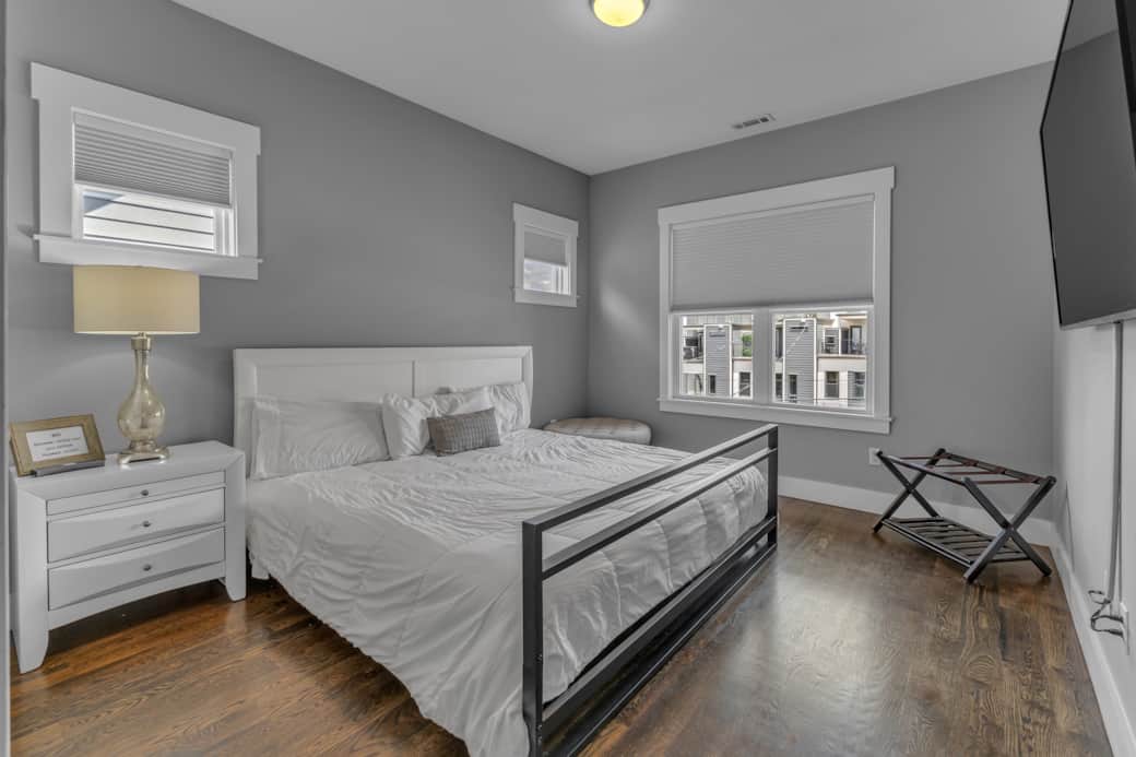 King bedroom fully stocked with every amenity