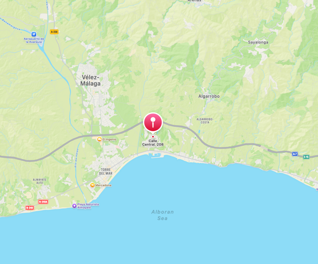 Map of the property location