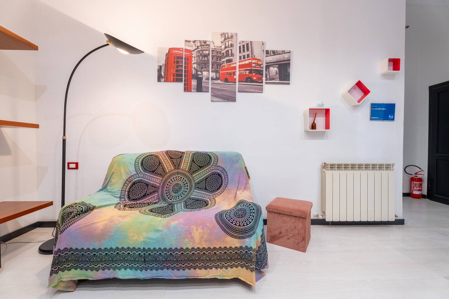 Soggiorno con divano-letto da 1 piazza e mezzo