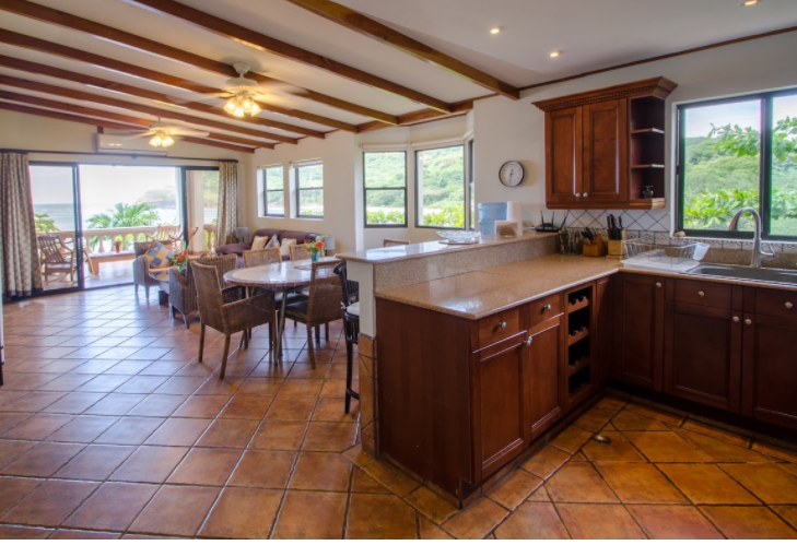 Easy flow from kitchen through to the balcony