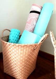 Exercise equipment to help guests unwind. 
