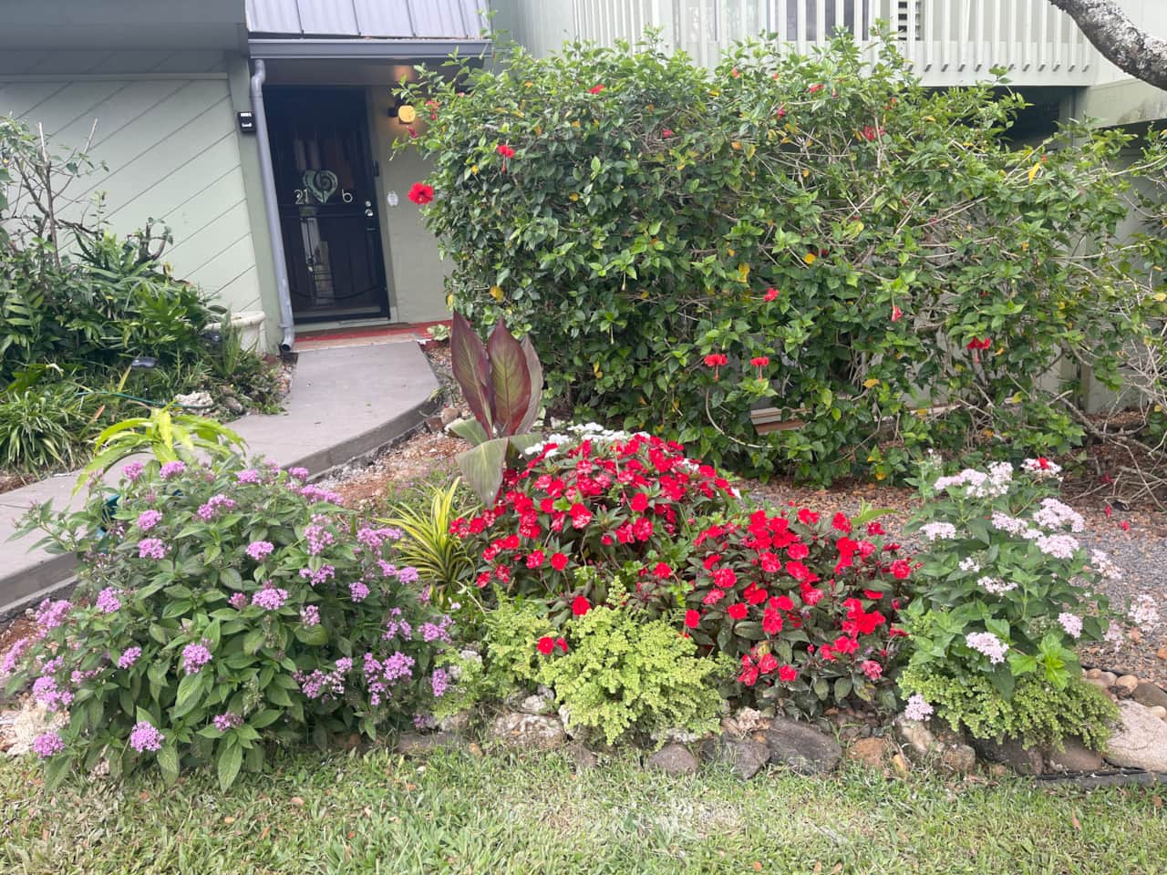 Private Entrace with security cameras for your comfort