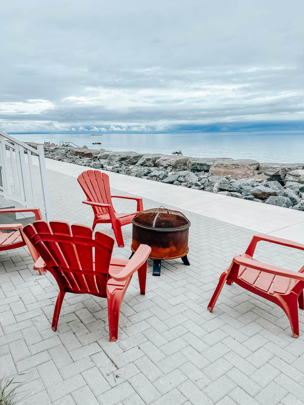 Fire pit area