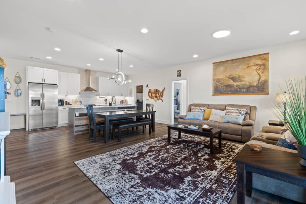 National Parks Themed Living Room Dining and Kitchen