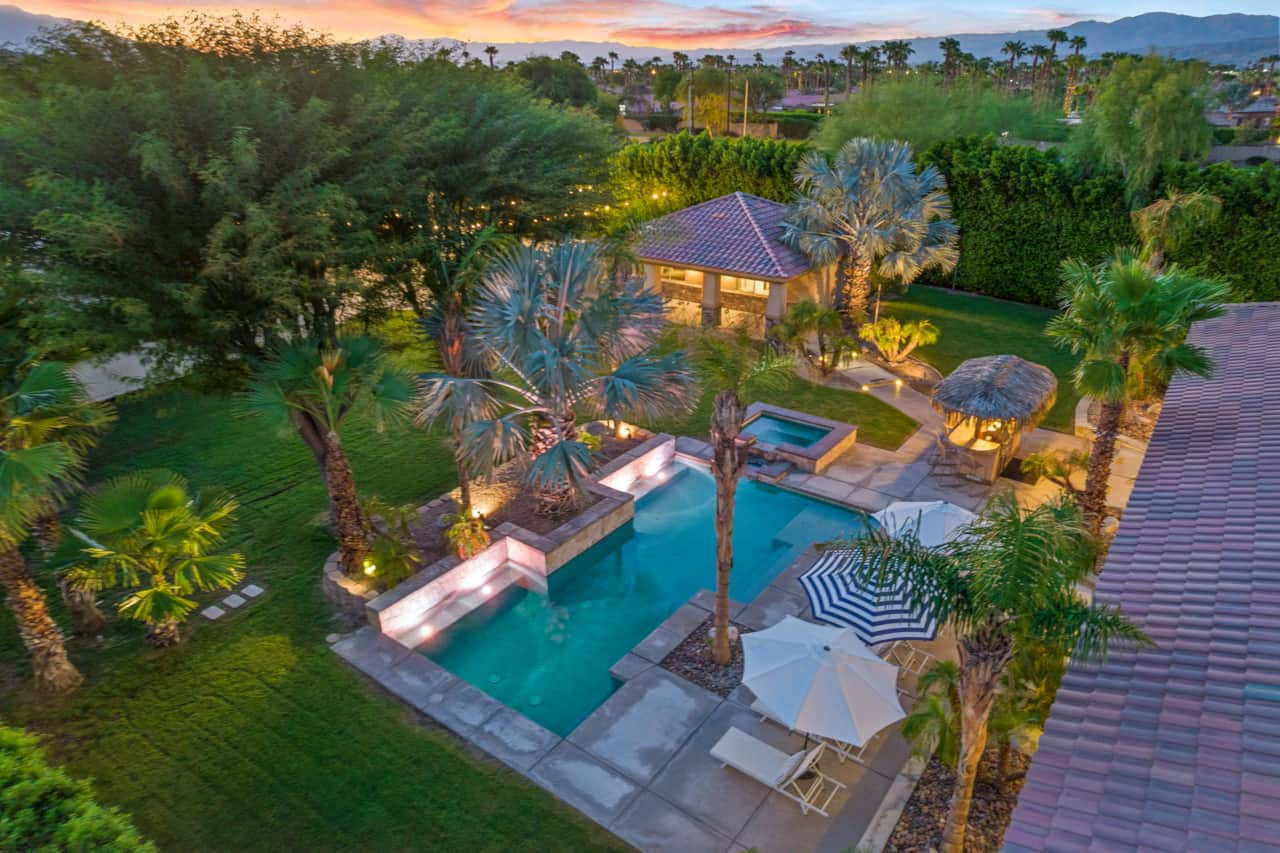 Lush greenery envelopes you in your private oasis
