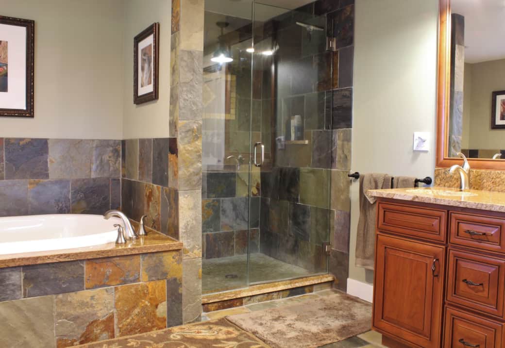 Primary on suite Jacuzzi Tub for relaxing and a separate Shower. , expand to full screen view Primar