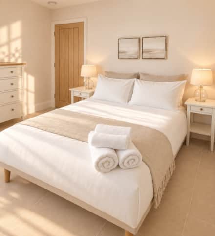 Second king bedroom at The Cotswold Barn