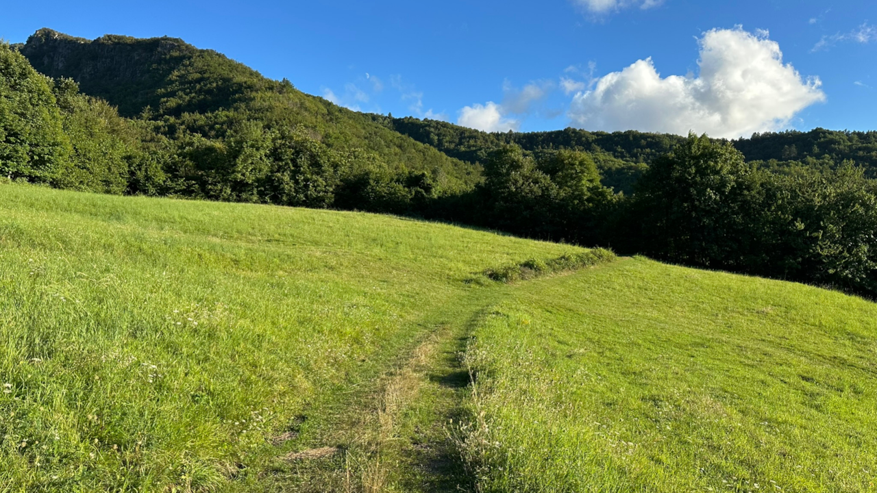 inizio percorso ad anello del Bosco delle fate