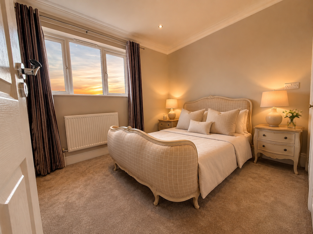 Second bedroom with double bed Second bedroom with double bed
