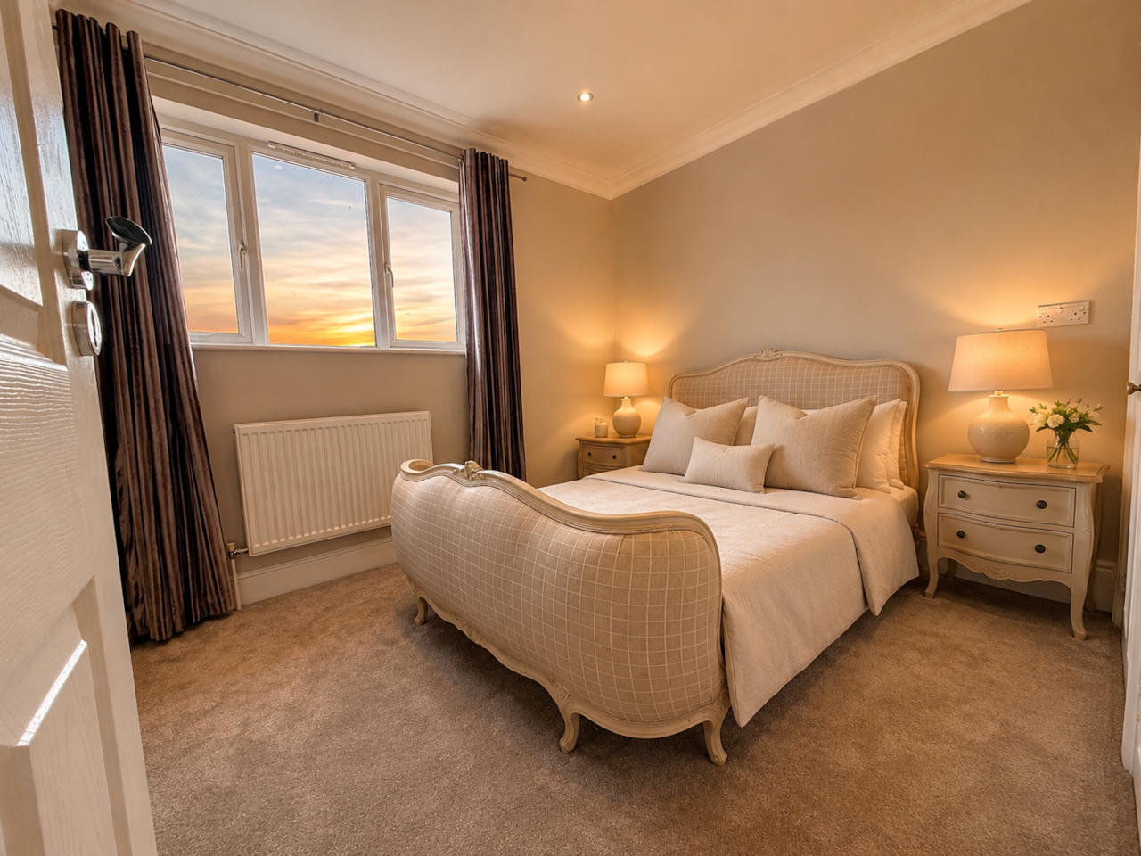 Second bedroom with double bed