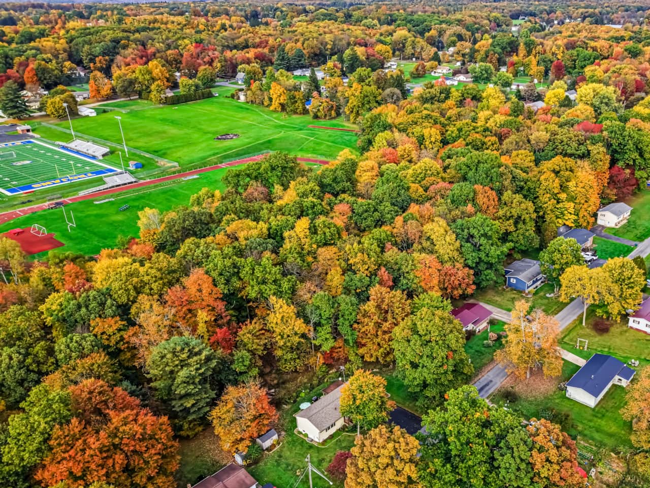 Greenville High School Aerial
