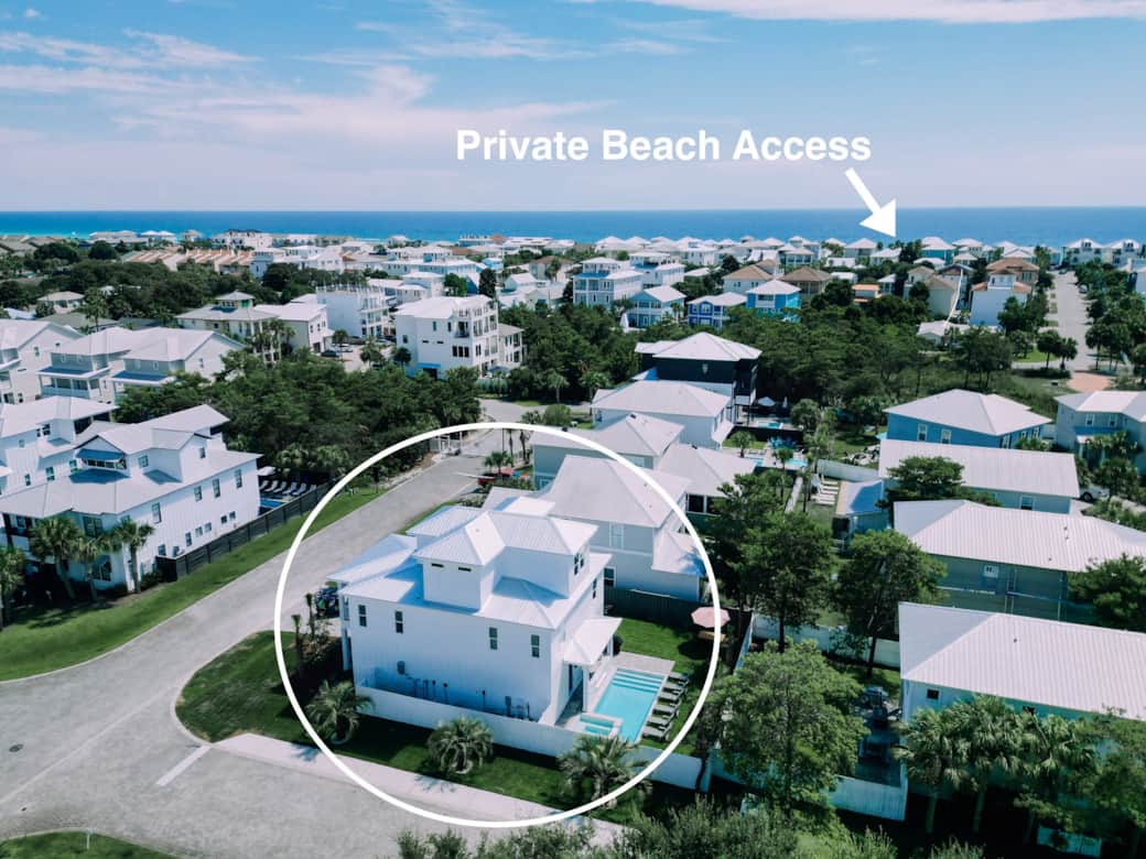 Private beach access 
