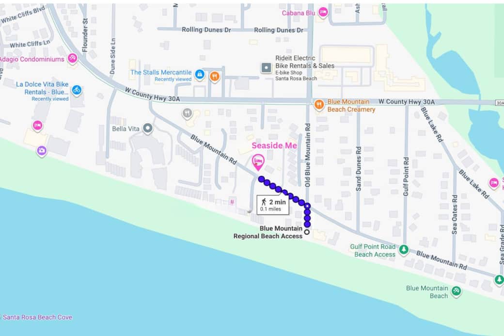 Only 2 min walk to beach access! Blue Mountain beach access point has bathrooms and outdoor showers, and limited parking. Only 2 min walk to beach access! Blue Mountain beach access point has bathrooms and outdoor showers, and limited parking.