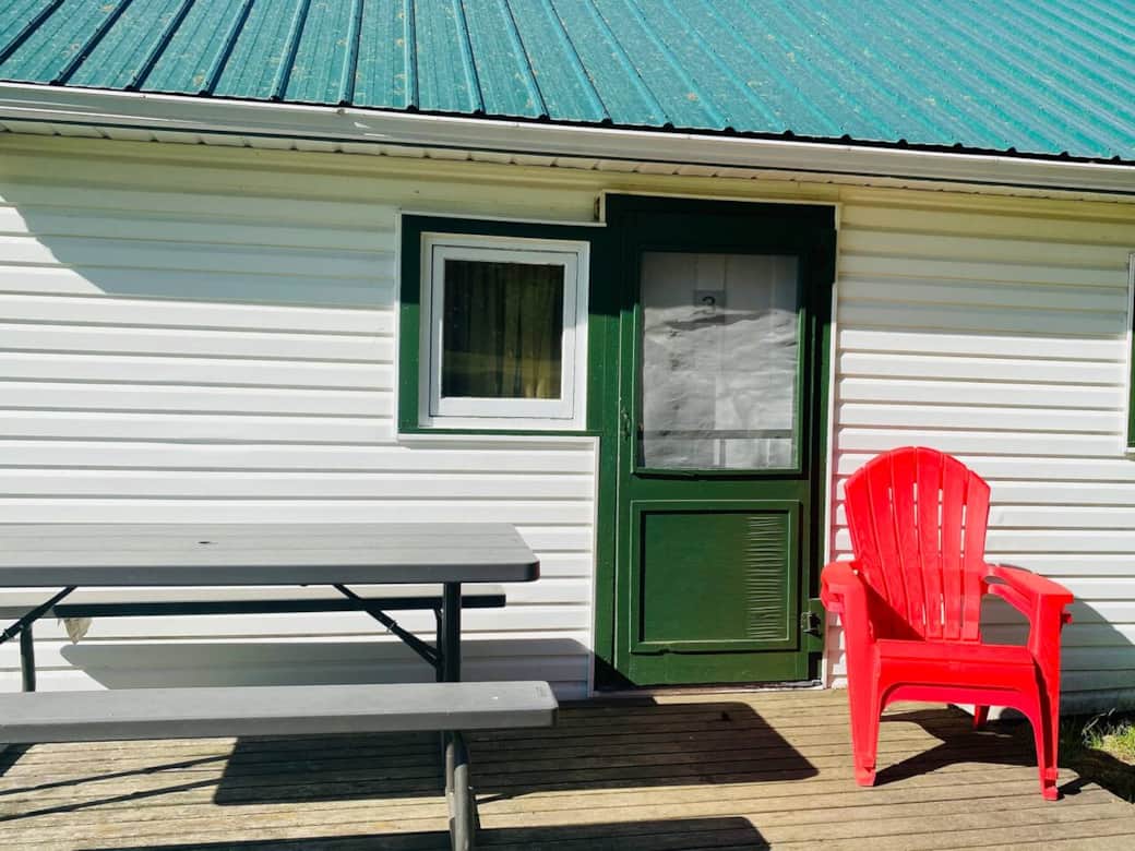 Front door of cabin Front door of cabin