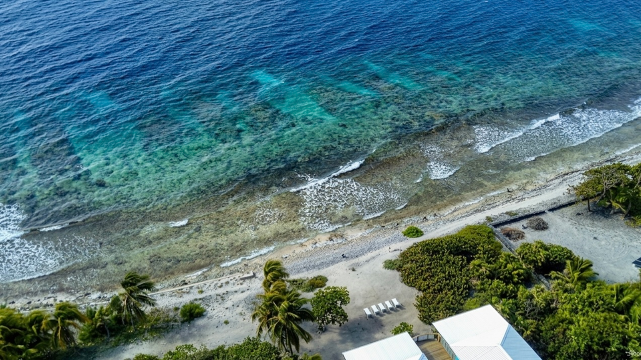 Quatro Vista Aerial View Above Rooves