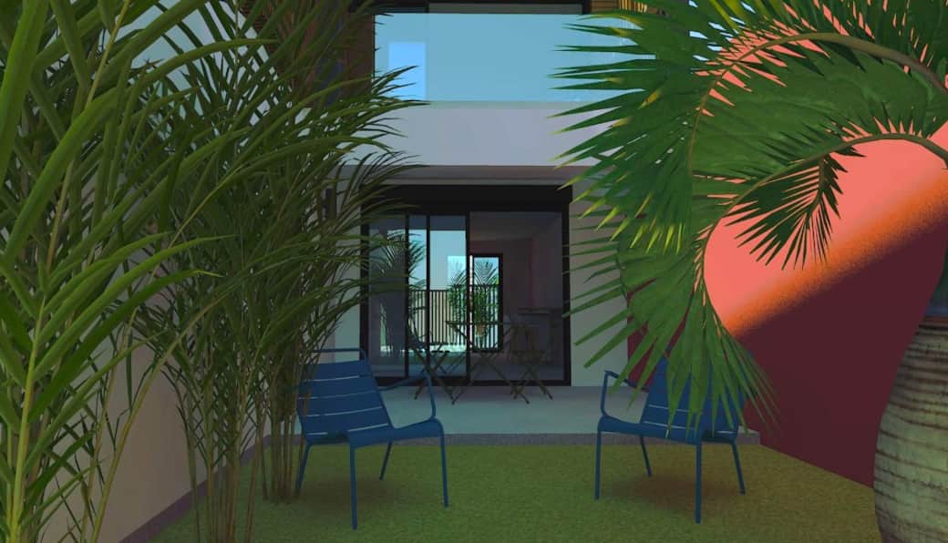 Studio RDC - PMR - Exterieur Avant Studio RDC - PMR - Exterieur Avant