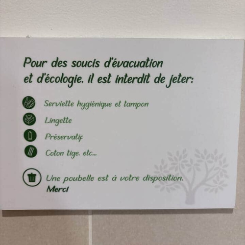 Règles de nos toilettes