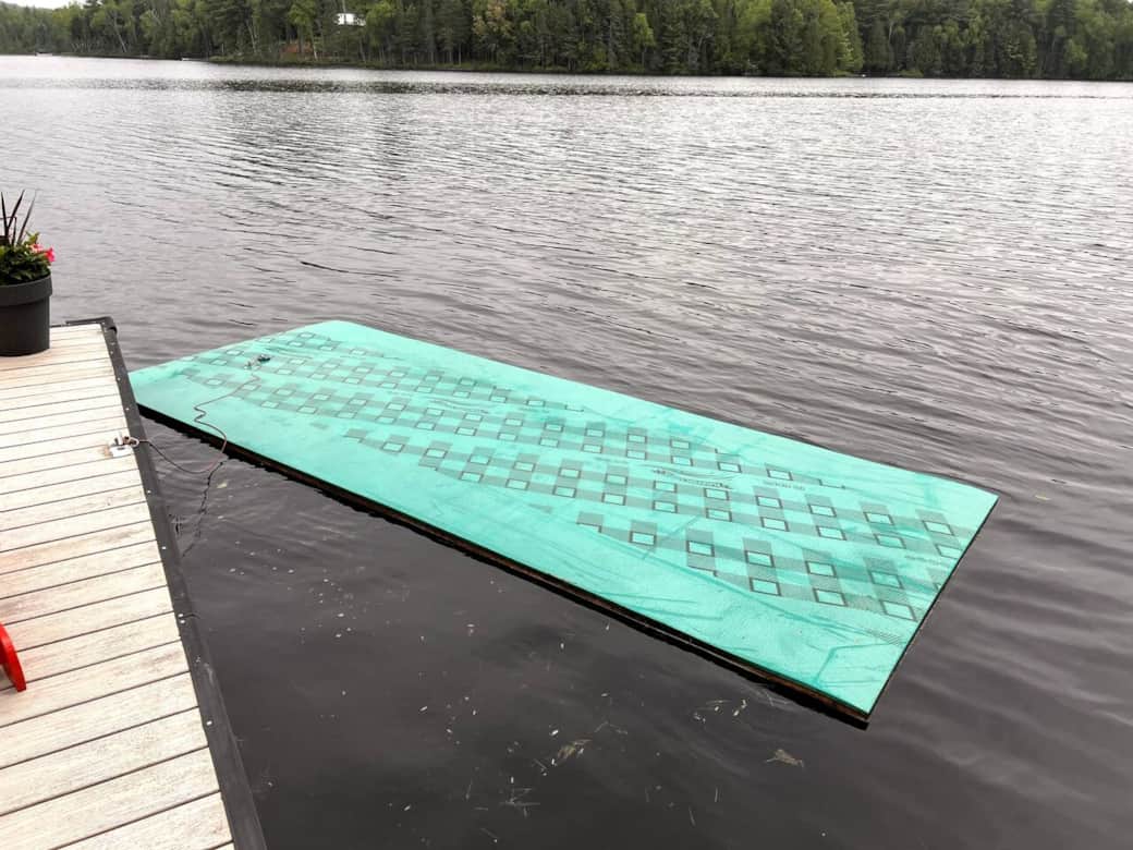 This is an extra large (16' x 6'), super thick floating mat. Nobody can really explain exactly why these things are so much fun - they just are!