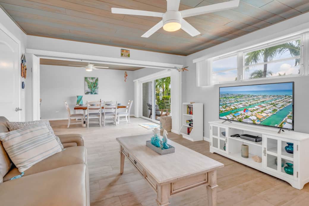 Living area and smart TV