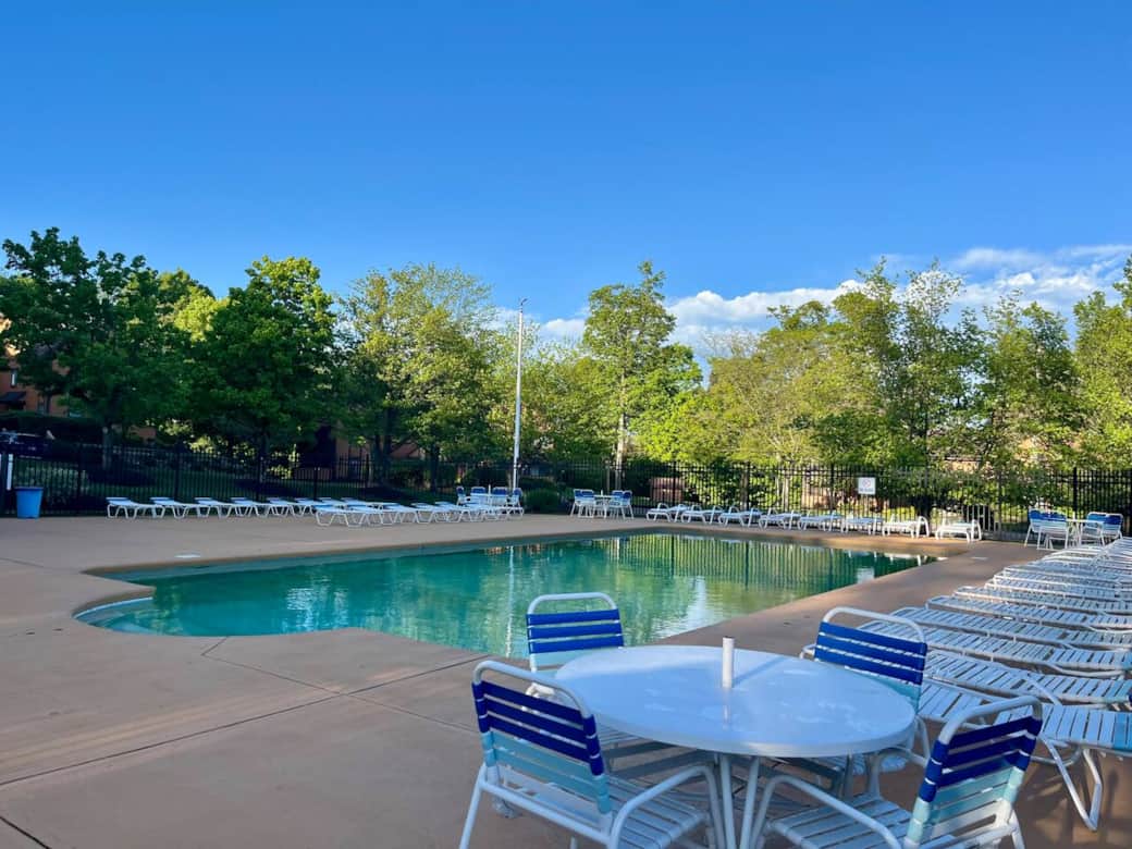 The heated pool is open for summer. Closes Labor Day weekend.
